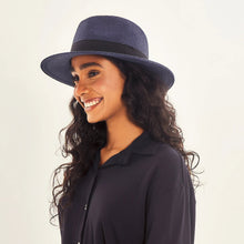 Cargar imagen en el visor de la galería, Image 02: Uv Line Panama Hat Hat Shanghai Imp Uni Navy Blue Upf50+
