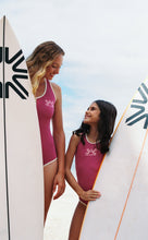 Cargar imagen en el visor de la galería, Image 05: Uv Line Girl's One-Piece Swimsuit Girl Marcela Fuchsia White Upf50+
