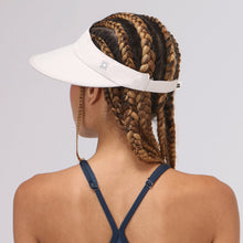 Cargar imagen en el visor de la galería, Model Back: Uv Line Visor Visor Leblon Sand Upf50+
