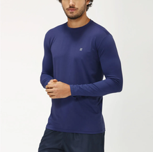 Cargar imagen en el visor de la galería, Image 02: Uv Line Rash Guard Longsleeve Uvpro Marinho
