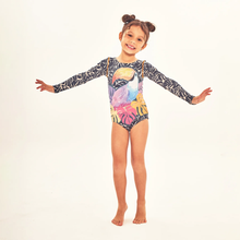 Cargar imagen en el visor de la galería, Image 04: Uv Line Girl's One-Piece Swimsuit Girl Tucano Upf50+
