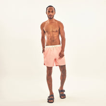 Cargar imagen en el visor de la galería, Model Front: Uv Line Short For Men / Bermuda Shorts Boxer Rose Upf50+

