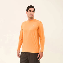 Cargar imagen en el visor de la galería, Image 02: Uv Line Rash Guard Longsleeve Uvpro Masc Orange Upf50+
