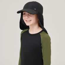 Cargar imagen en el visor de la galería, Image 02: Uv Line Caps Legionario Teens Preto Upf50+
