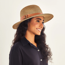 Cargar imagen en el visor de la galería, Image 05: Uv Line Fedora Hat Hat Giovana Imp Fem Mescla Upf50+
