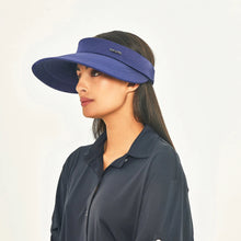 Cargar imagen en el visor de la galería, Image 02: Uv Line Visor Grecia Navy Fit Upf50+
