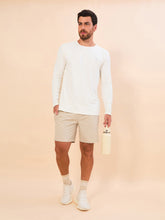 Cargar imagen en el visor de la galería, Model Front: Uv Line Short For Men / Bermuda Shorts Acqua Boxer Areia Upf50+
