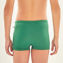 Cargar imagen en el visor de la galería, Model Back: Uv Line Boy's Swimwear Trunks Kids F Inf Brazil Green Upf50+
