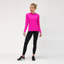 Cargar imagen en el visor de la galería, Model Front: Uv Line Rash Guard Camiseta Uv X Pro Ml Rosa Upf50+
