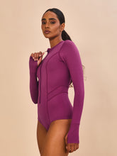 Cargar imagen en el visor de la galería, Image 03: Uv Line One-Piece Swimsuit Macae Magenta Upf50+
