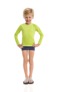 Camiseta Niños FPU50+ Uv Colors Manga Larga Verde Manzana Uv