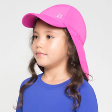 Cargar imagen en el visor de la galería, Image 02: Uv Line Flap Hat Cap Leg Basic Kids Imp Inf Rosa Shock
