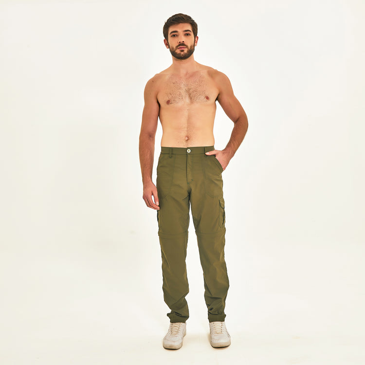 Model Front: Uv Line Fitness Bottom Chelsea Verde Militar Upf50+