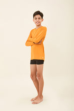 Cargar imagen en el visor de la galería, Image 03: Uv Line Rash Guard Kids Longsleeve Uvpro Laranja
