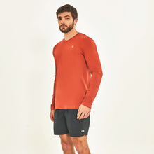 Cargar imagen en el visor de la galería, Image 02: Uv Line Rash Guard Longsleeve Sport Fit Ferrugem Upf50+
