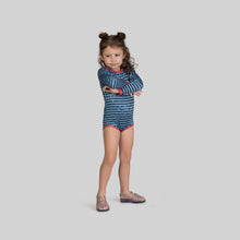 Cargar imagen en el visor de la galería, Image 03: Uv Line Baby Swimwear Macaquinho Baby Listras Upf50+
