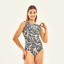 Cargar imagen en el visor de la galería, Model Front: Uv Line One-Piece Mirela Costela Aco Upf50+
