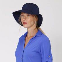 Cargar imagen en el visor de la galería, Image 03: Uv Line Floppy Hat San Remo Fpu50+ Hat Navy Blue Uv

