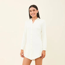 Cargar imagen en el visor de la galería, Image 02: Uv Line Shirtdress Shirtdress Copenhagen Offwhite Upf50+
