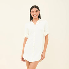 Cargar imagen en el visor de la galería, Image 04: Uv Line Shirtdress Shirtdress Copenhagen Offwhite Upf50+
