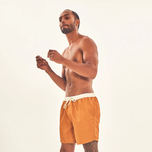 Cargar imagen en el visor de la galería, Image 03: Uv Line Short For Men / Bermuda Shorts Boxer Ocre Upf50+
