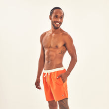 Cargar imagen en el visor de la galería, Image 03: Uv Line Short For Men / Bermuda Shorts Boxer Orange Upf50+
