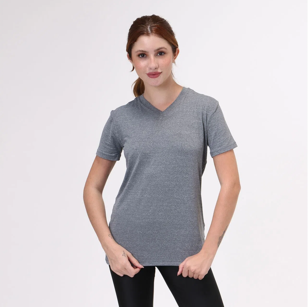 Gallery: Uv Line Fitness Top Sport Fit Mescla Fem