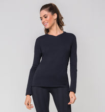 Cargar imagen en el visor de la galería, Image 02: Uv Line Fitness Top Sport Fit Preto Fem
