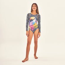 Cargar imagen en el visor de la galería, Image 05: Uv Line Girl&#39;s One-Piece Swimsuit Girl Tucano Upf50+
