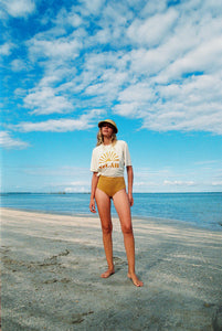 Image 09: Uv Line Fitness Top T-Shirt Solar Off White Upf50+